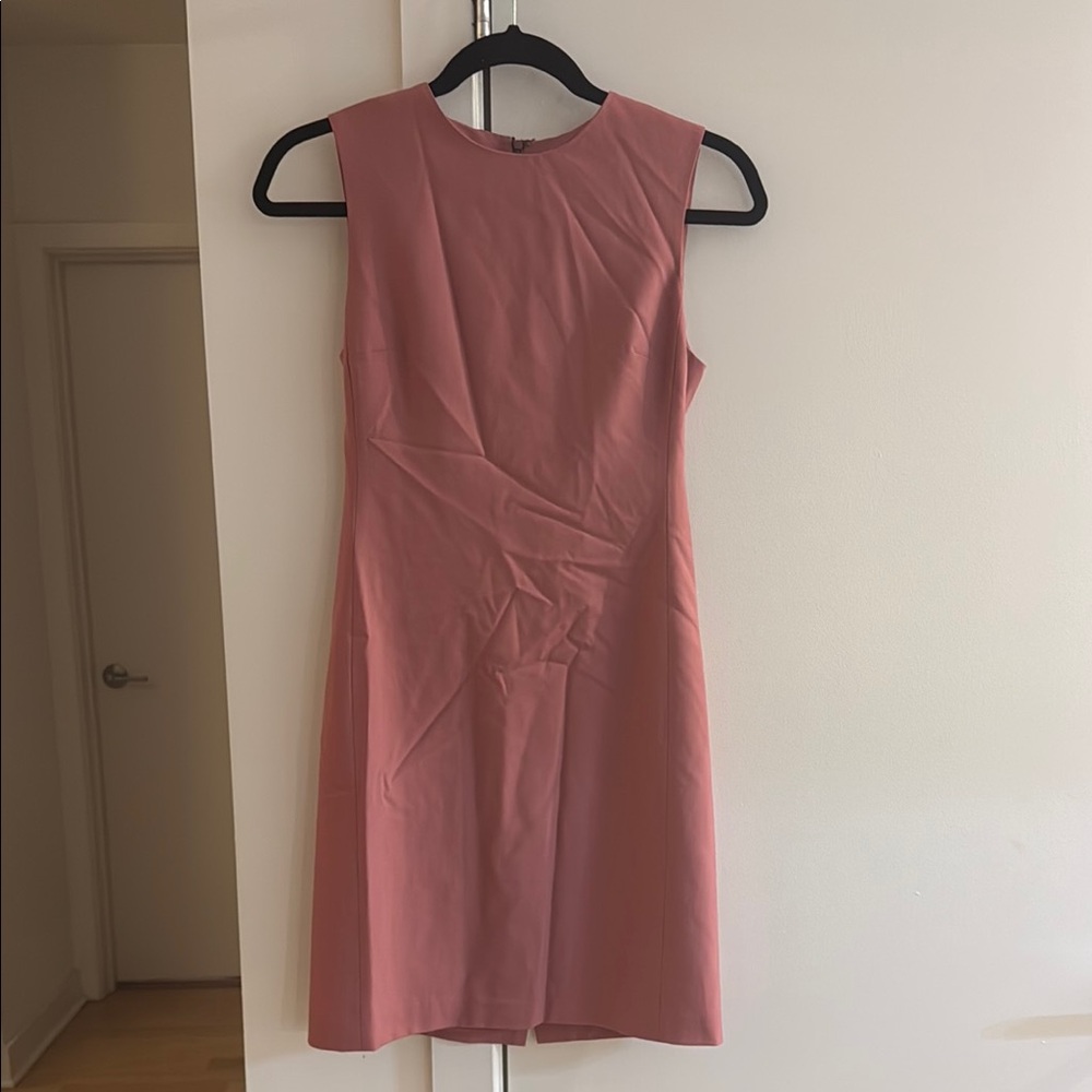Theory Pink Sheath Dress Sleeveless